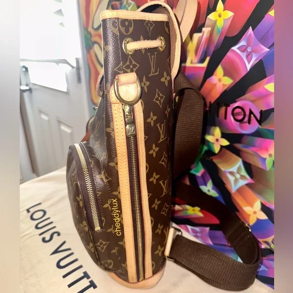 🏕🎒😎Authentic Louis Vuitton Sac A Dos Bosphore Backpack Monogram - Picture 5 of 16